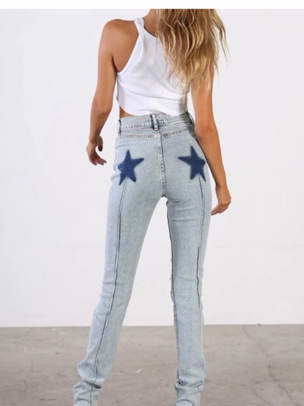 Revice Uptown Rising Distressed Star‎ Jeans